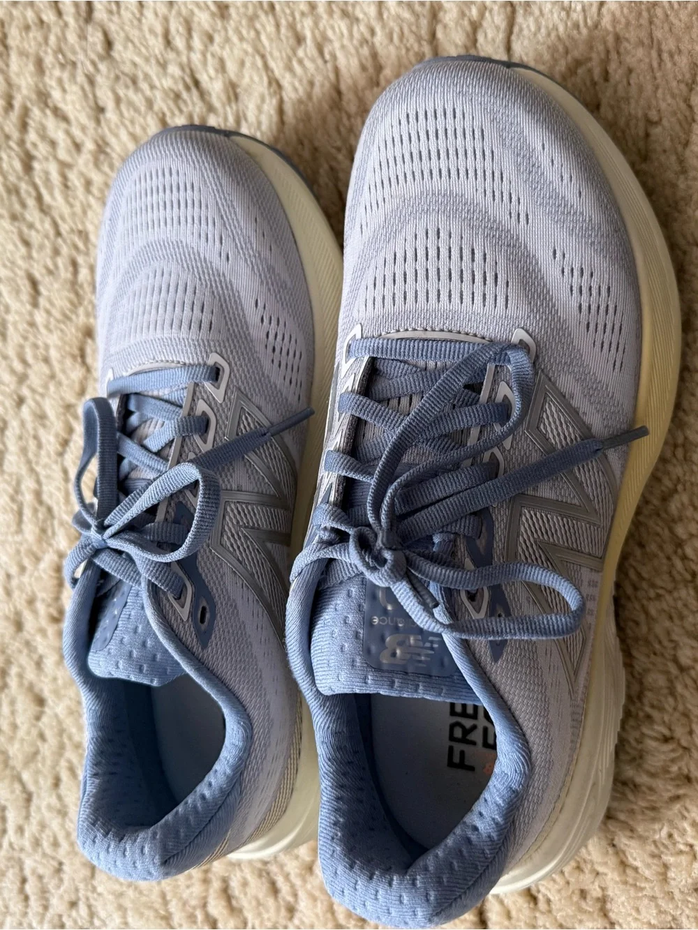 New Balance women’s Powder Blue Athletic Running Shoes